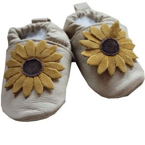 ShooShoos beige mit gelben Sonnenblumen
