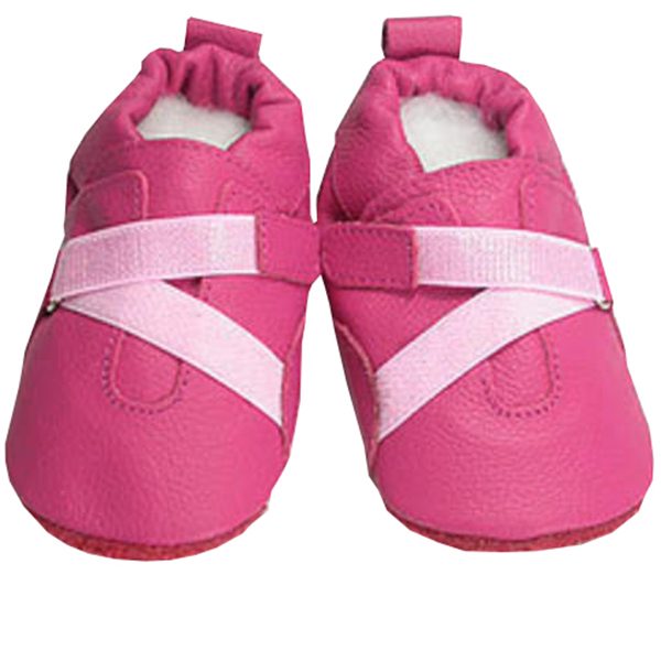 ShooShoos pink mit rosa Zickzackstreifen