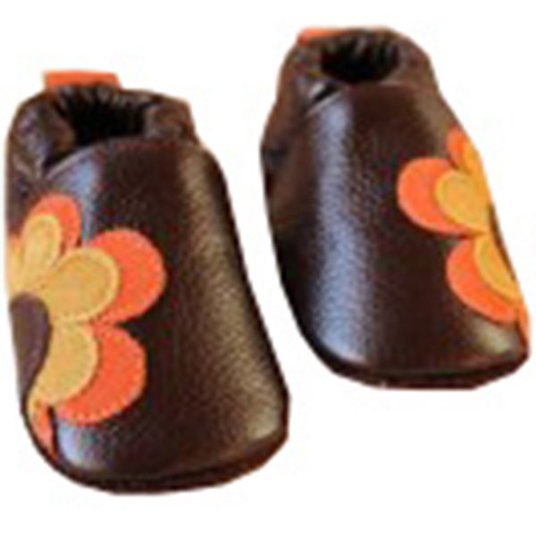 ShooShoos dunkelbraun mit Blume