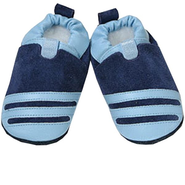 ShooShoos blau mit hellblauen Streifen