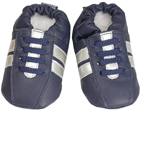 ShooShoos dunkelblau mit Silberstreifen