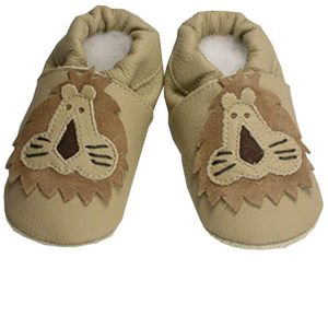 ShooShoos beige mit braunem Löwen