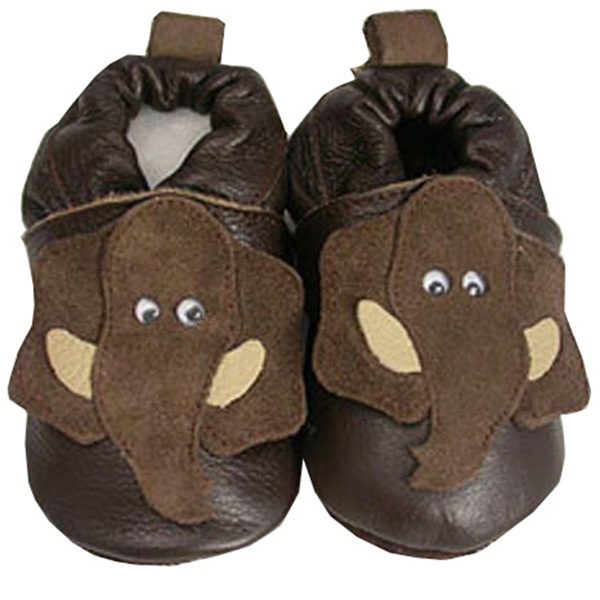 ShooShoos schokobraun mit Elefanten