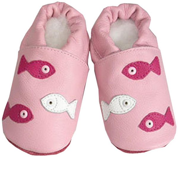 ShooShoos rosa mit kleinen Fischen
