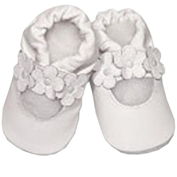 ShooShoos weiss mit drei Blümchen