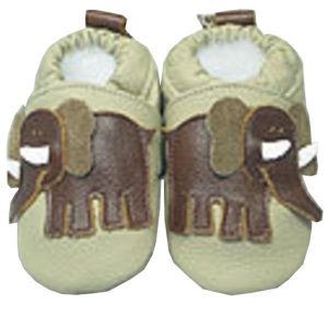 ShooShoos beige mit braunem Elefanten
