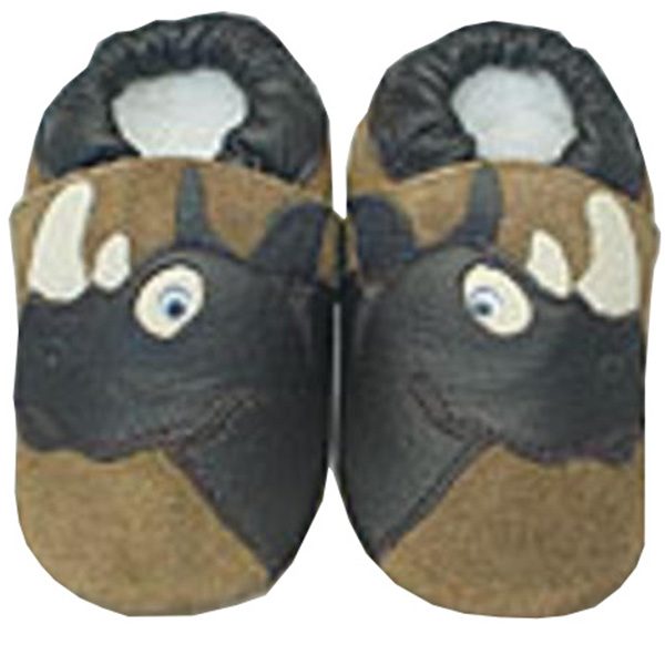 ShooShoos sandfarben mit süssem Nashorn