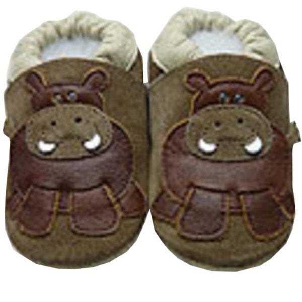 ShooShoos braun mit braunem Nilpferdchen