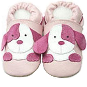 ShooShoos rosa mit süssem Hündchen
