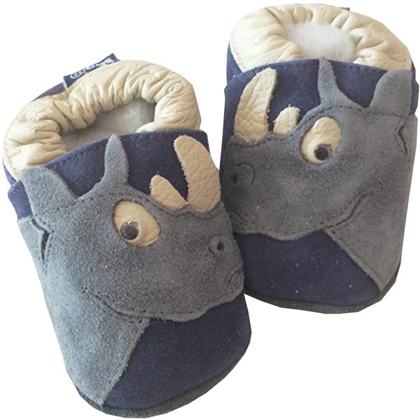 ShooShoos blau mit grauem Nashorn