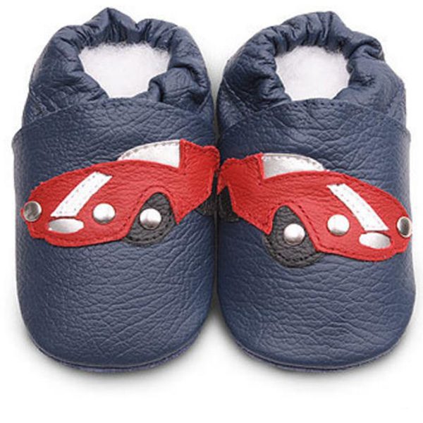 ShooShoos navyblau mit rotem Rennwagen