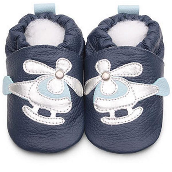 ShooShoos blau mit Helikopter