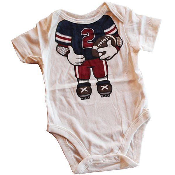Body mit Footballer Print