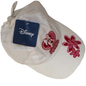 Cap Minnie mit Blume, weiss