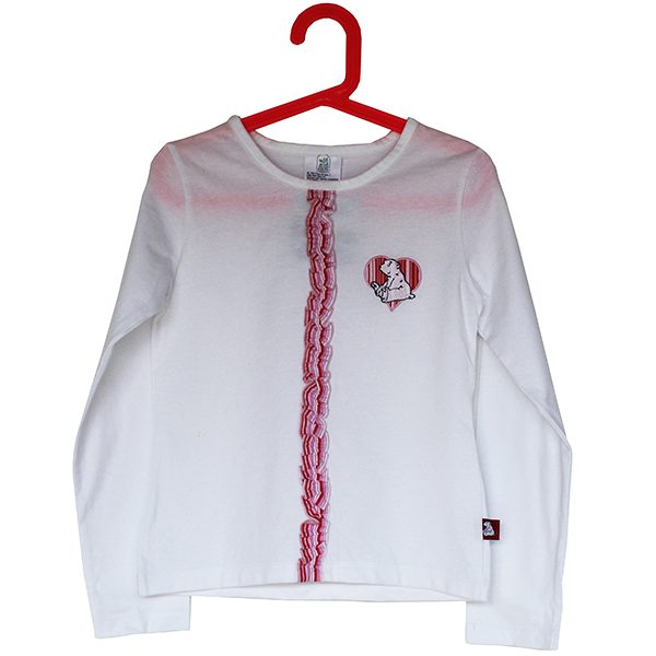 Langarmshirt Lars der kleine Eisbär, weiss
