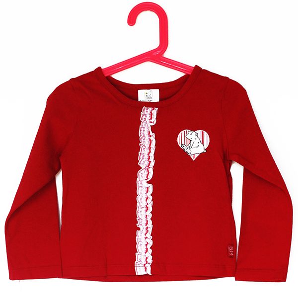 Langarmshirt Lars der kleine Eisbär, rot