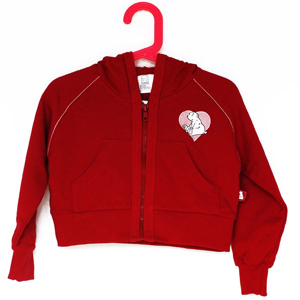 Hoodie Lars der kleine Eisbär, rot
