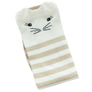 Babysocken Katze braun
