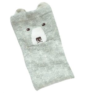 Babysocken Bär grau
