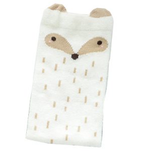 Babysocken Fuchs weiss