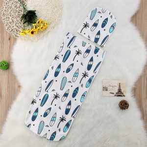 Babydecke mit Mütze Surfboard